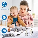 toymany 12Pcs Penguin Figurines Realistic PVC Party Set Christmas Gift view 7