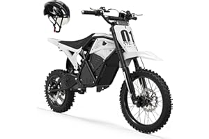 ESKUTE Electric Dirt Bike for Teens Adults, Mid-Drive Motor 3500W Peak, Electric Motorcycle 48V23Ah Battery, 53-Mile Range, 38mph, Hydraulic Nitrogen Dual Shock Absorbers