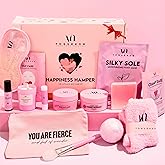 Spa Gifts for Women - Valentines Gift (Set of 20) - Premium Self Care Spa Kit- Bath, Skin Care Sets & Self Care Items - Pampering Valentine Gifts for Women, Spa Gift Basket, Galentines Day Gifts