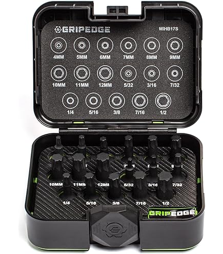 GRIPEDGE Tools | 14-PC Long RPT Star Driver Set | Sizes T6