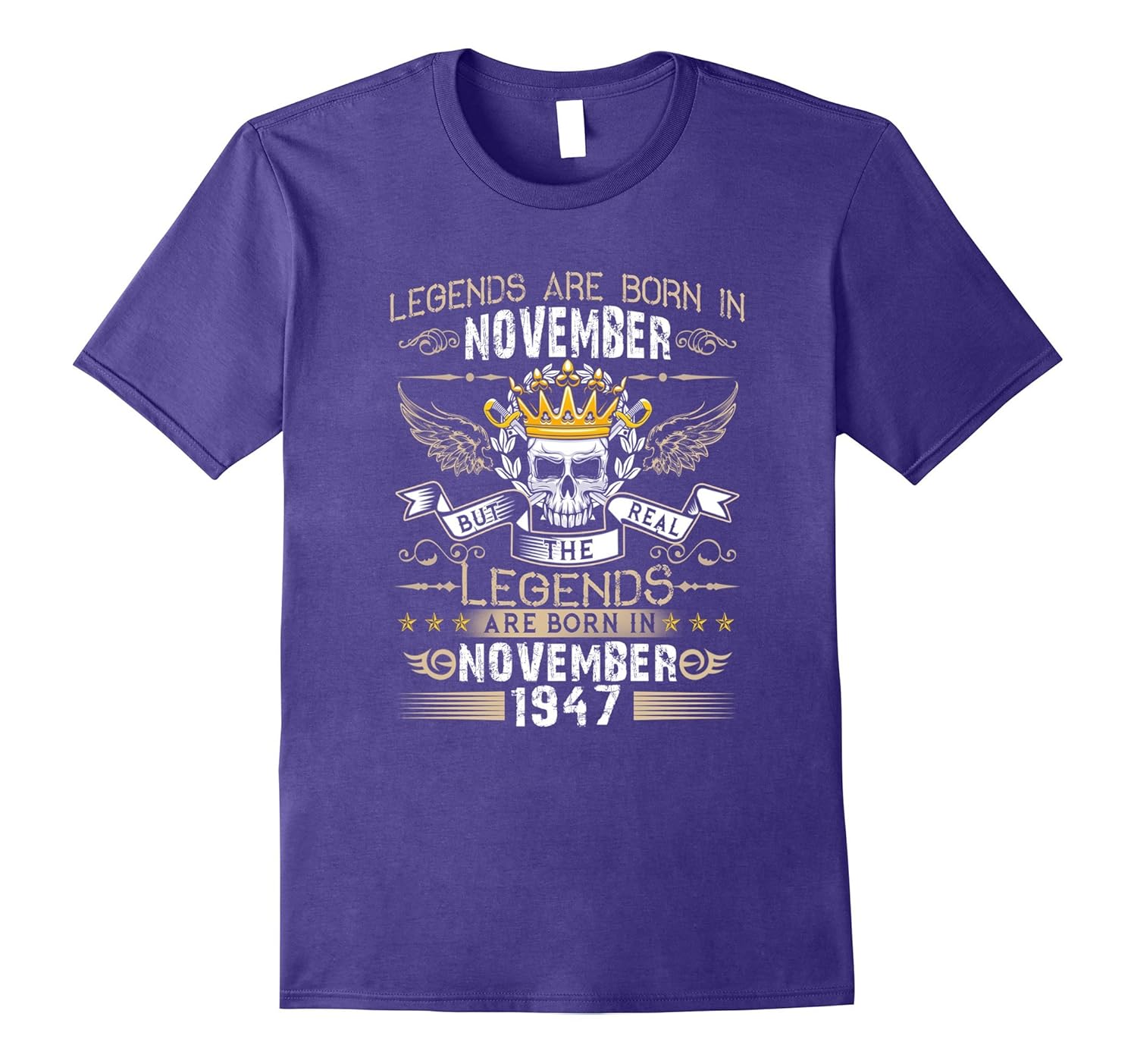 November 1947 - 70th November Birthday Funny Tshirt-ANZ