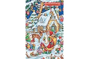 Santa's Helpers Chocolate Advent Calendar (Countdown to Christmas) - Individually Wrapped Milk Chocolate Treats - 8 oz. of Candy - by Vermont Christmas Company