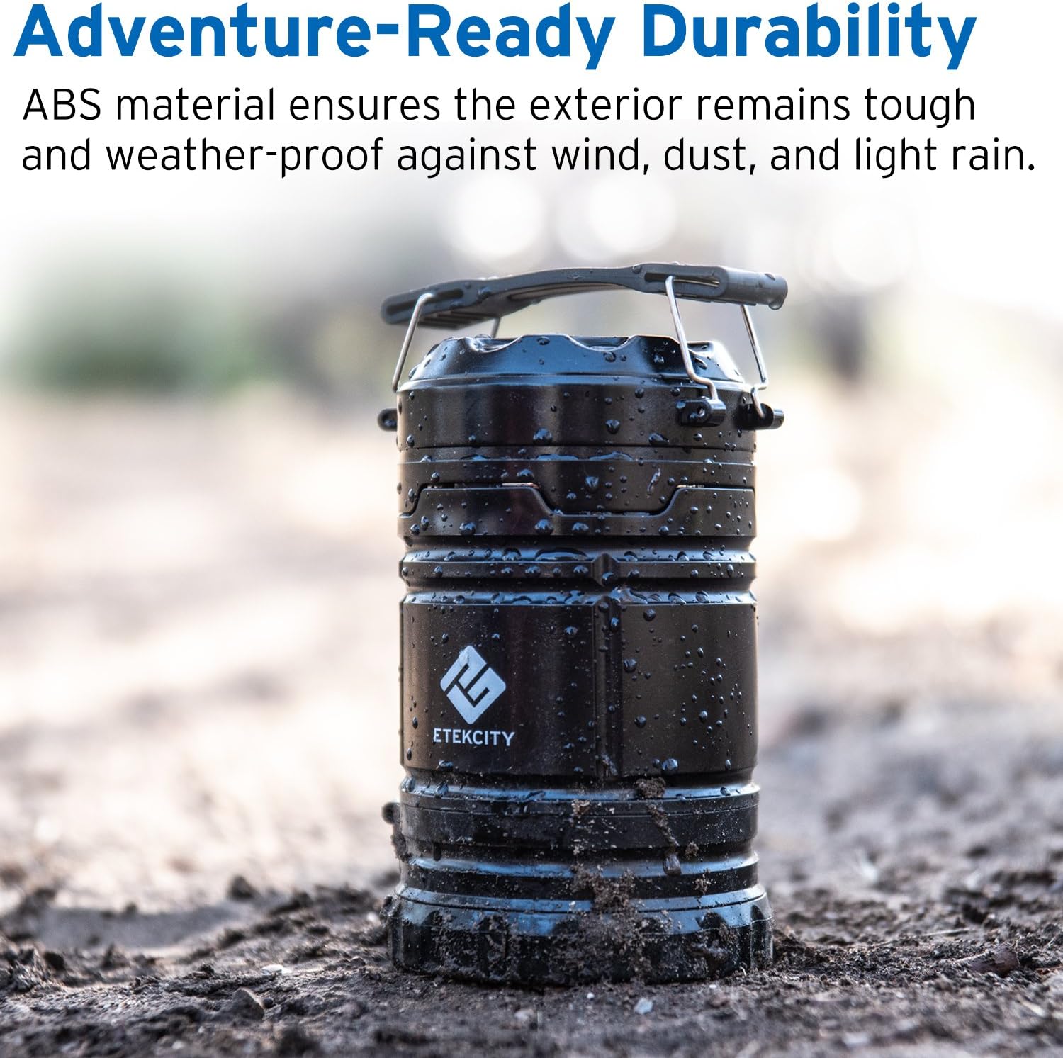 Etekcity 2 Pack LED Camping Lantern Battery Powered Flashlights Portable 2-in-1 Collapsible Lantern Lights, Survival Light for Hiking, Fishing, Reading, Hurricane, Storms, Power Outage: Sports & Outdoors