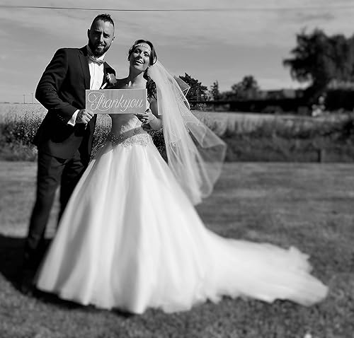 Thank You Photo Prop Signs Wedding Signs Wedding Decoration Mr