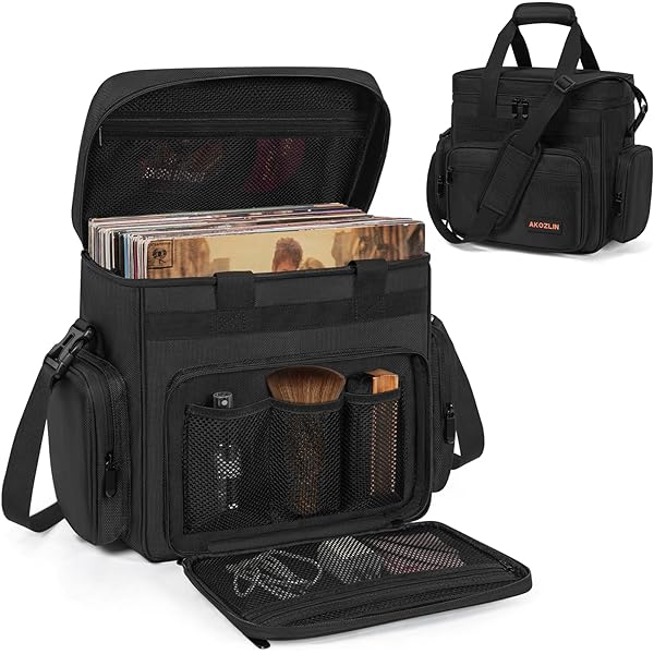 Amazon.com: Magma LP Bag 40 II DJ Record Bag (Black/Red) : Musical