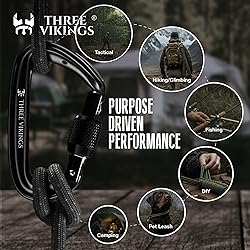 Three Vikings Paracord Rope - 750lb - 100% Nylon