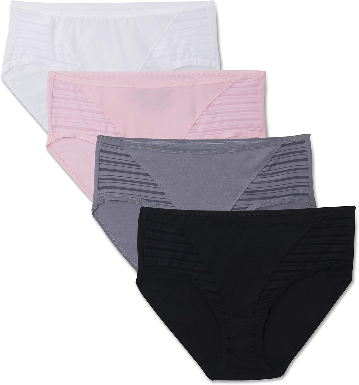 Fruit of the Loom Womens CoolBlend Bikini 4Pack Underwear Amazon.ca