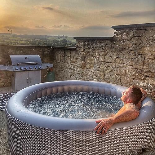 Wave Spas Atlantic Plus 4-6 Person| Portable Inflatable Round