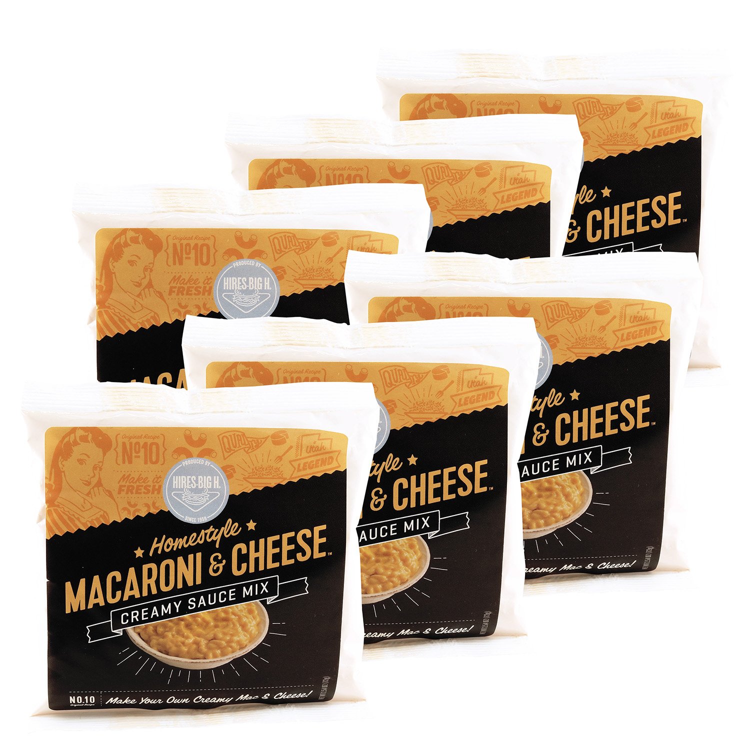 Hires Big H - Macaroni and Cheese Mix - 6 Pack