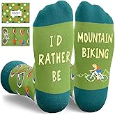 Zmart Transportation Gifts for Adult - Airplane Race Car Mountain Bike Motorcycle Socks