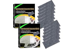 SOULRAZY Breath Green Nano Sparkle Cloth Car Scratch Remover, Nano Sparkle Cloth Car Scratch Remover, 2024New Nano Sparkle Cloth for Vehicles Car Paint Light Deep Scratches Repair (12PCS)