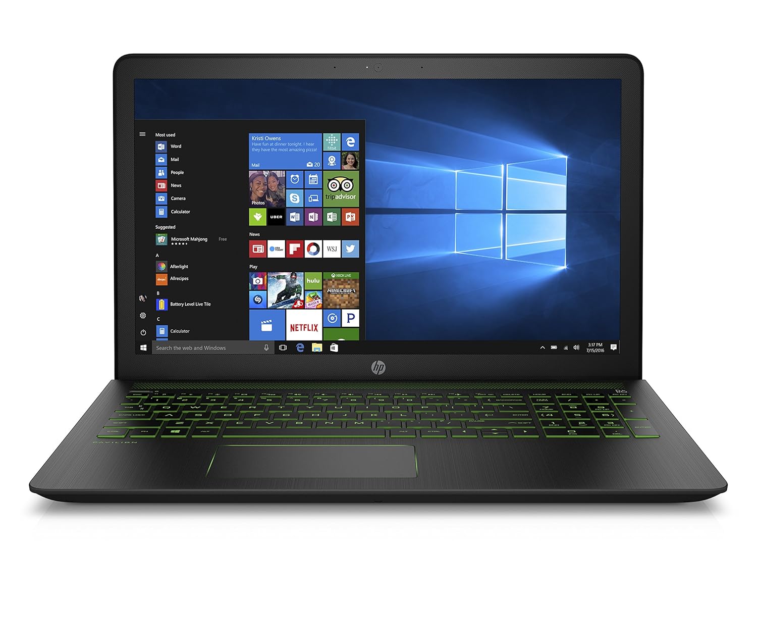 Portátiles gaming HP Pavilion Power 15-CB032NS