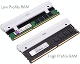 EZDIY-FAB ARGB DDR RAM Cooler Heatsink 5V 3Pin Motherboard Sync Black 2 Pack view 5