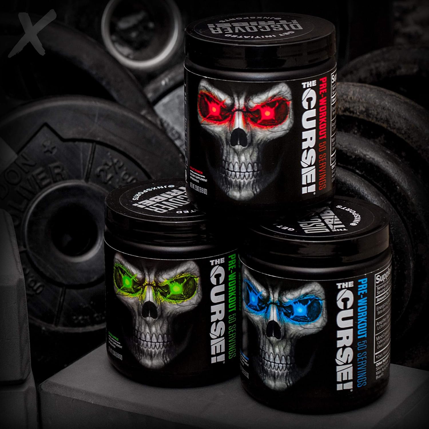 JNX Sports The Curse! Pre Workout Supplement - Intense Energy & Focus, Instant Strength Gains, Enhanced Blood Flow - Nitric Oxide Booster with Creatine & Caffeine - Men & Women | Orange Mango | 50 Srv: Health & Personal Care