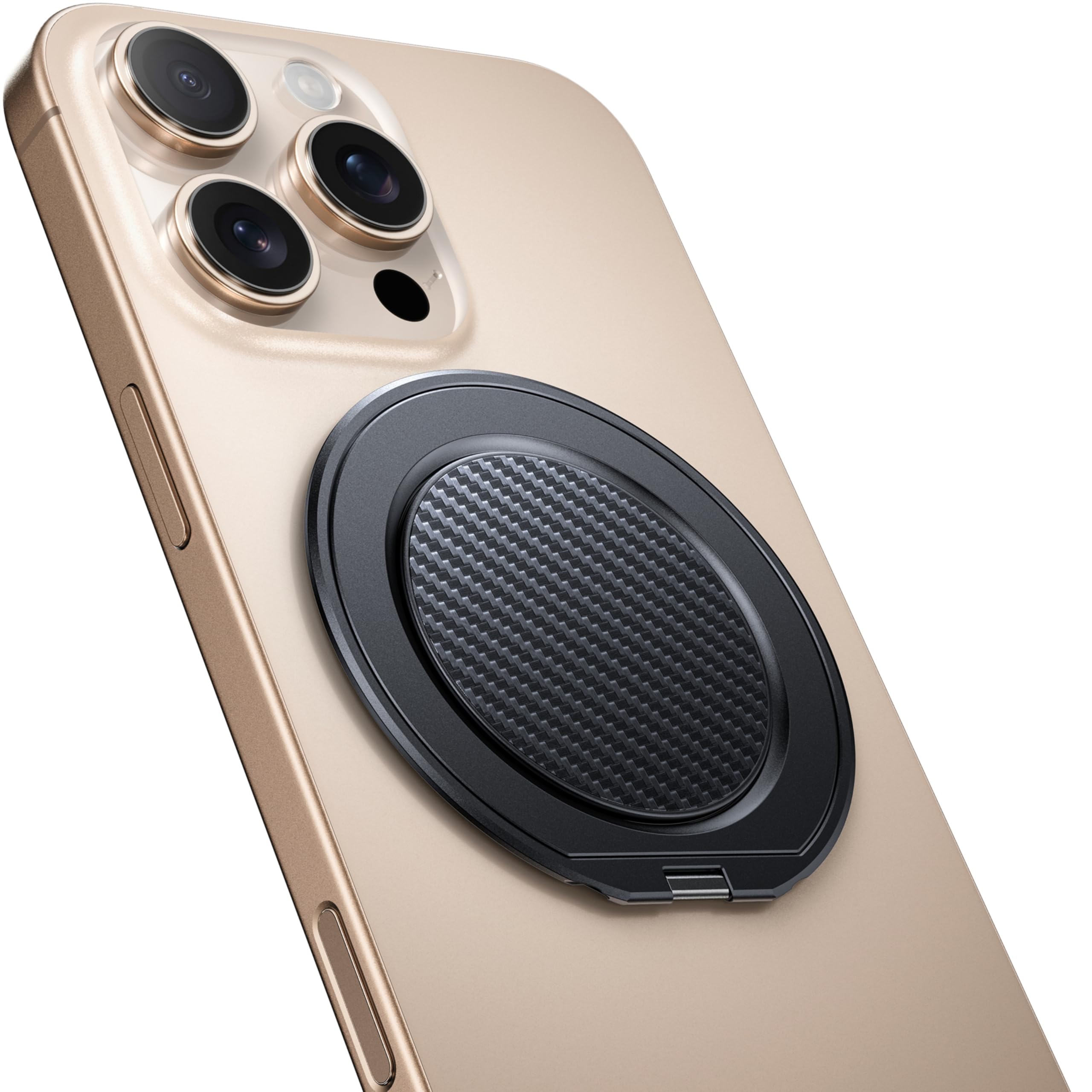 【2025革新傑作&MagRing Slim】 Andobil スマホリング magsafe マグセーフ リング 薄型 【極薄2.5mm・超强磁力・縦置き機能特化】スマホ リング マグネット バンカーリング 携帯リング スタンド機能&緩まない 内蔵リング 指の痛みなし 360度回転 簡単着脱 落下防止 マグネットリング 携帯リング 磁石 iPhone Androidに対応 ブラック の商品画像