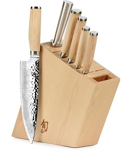 Amazon.com: Shun Premier Blonde 12 Piece Professional Block Set