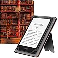 Fintie Universal Case for 6-7 Inch Tablet eReader - Premium PU Leather Sleeve Stand Cover with Card Slot & Hand Strap for 6"- 7" Kindle/Kobo/Nook/Tolino/Pocket Book E-Book Tablet, Library