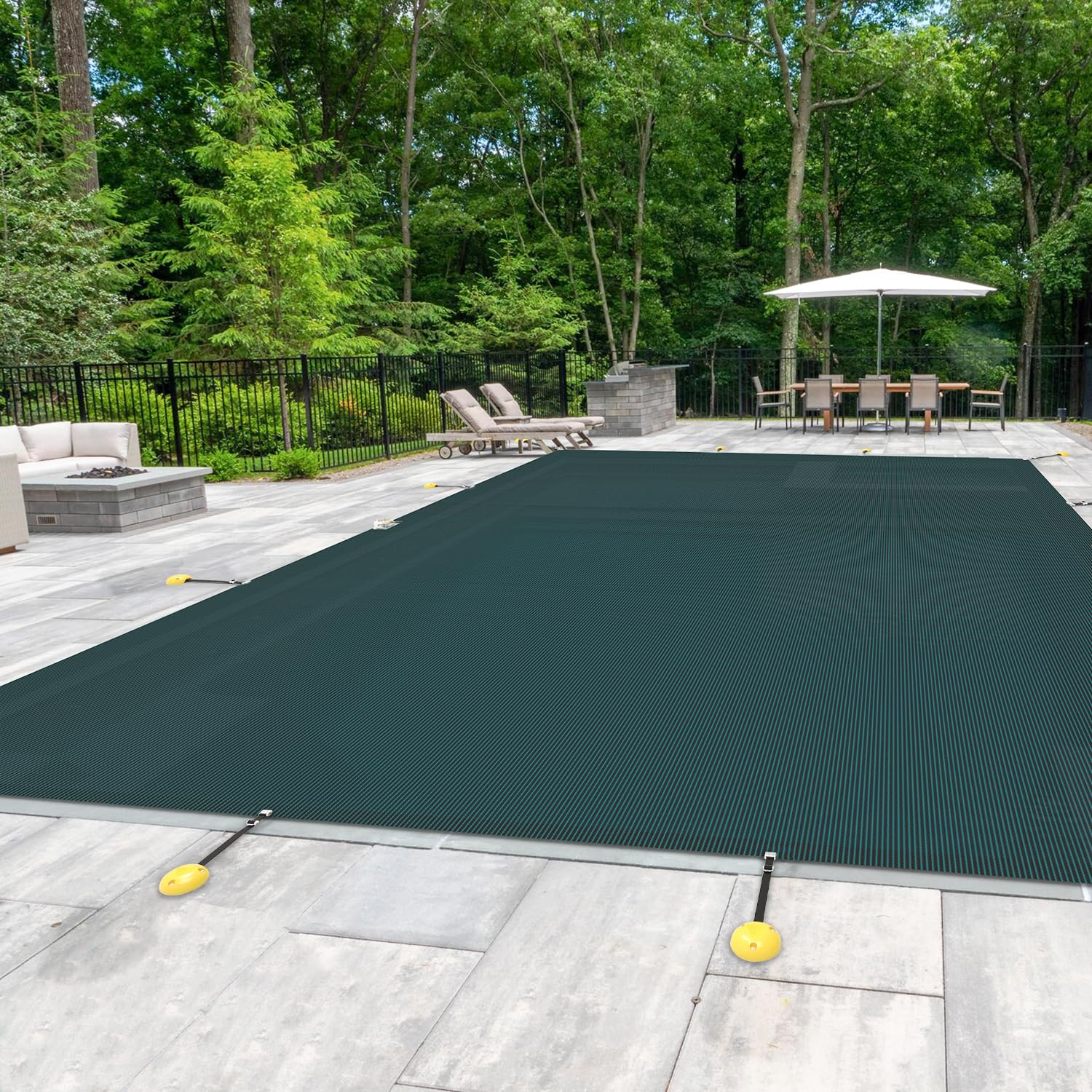 E&K 18'x40' Pool Cover for Inground