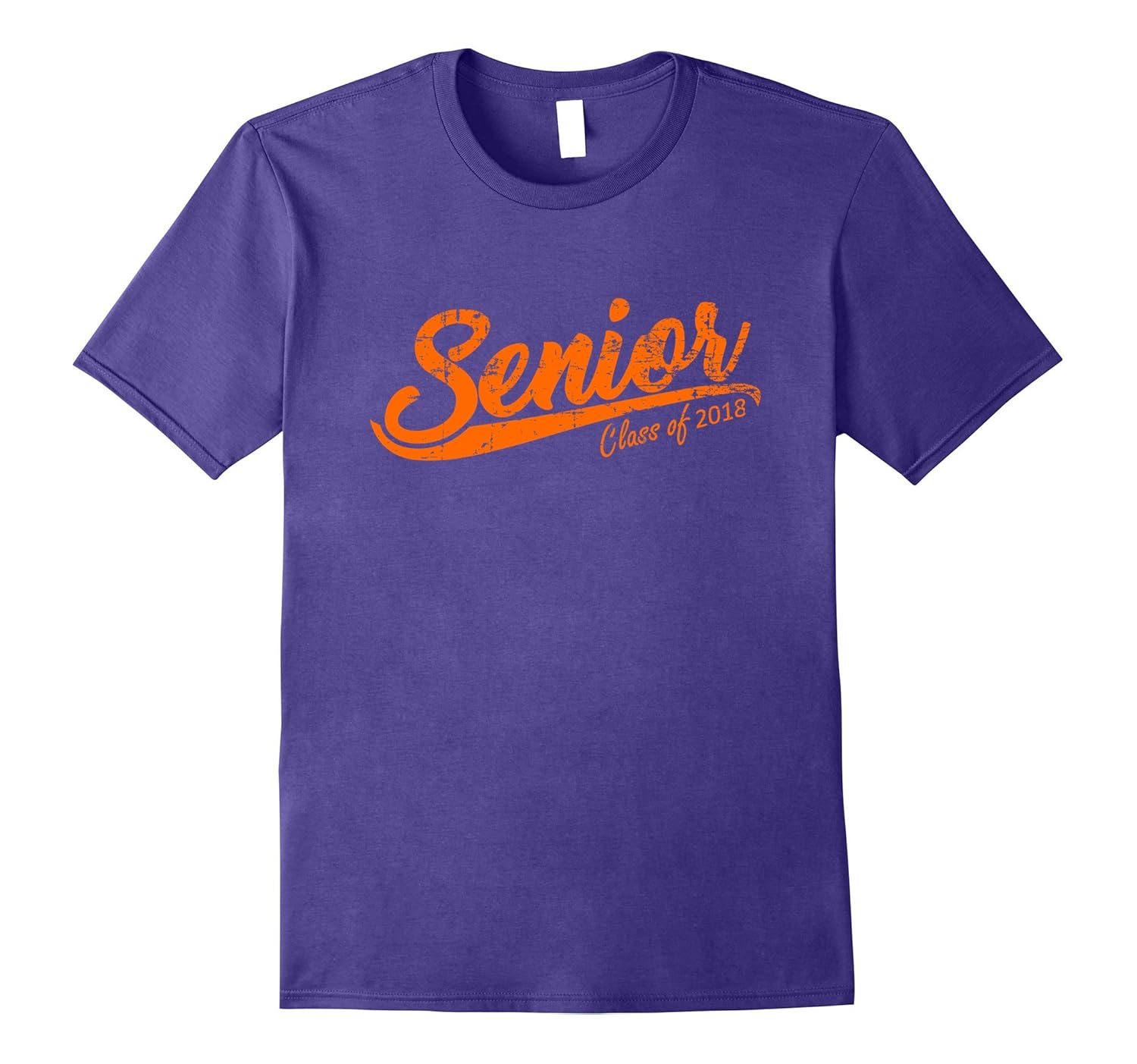 Senior Graduation Class of 2018 Distressed T-Shirt Gift-Rose