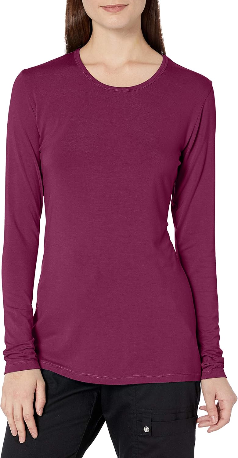 Cherokee Women's Long Sleeve Knit Shirt: Clothing