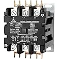 SUNLEE 60 Amp 75 RES 3 Pole 220V 240V coil DP Contactor A2L Compliant UL Recognized & Approved for UL 60335 HVAC Contactor 42EF35AG equivalent