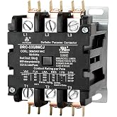SUNLEE 60 Amp 75 RES 3 Pole 220V 240V coil DP Contactor A2L Compliant UL Recognized &amp; Approved for UL 60335 HVAC Contactor 42EF35AG equivalent