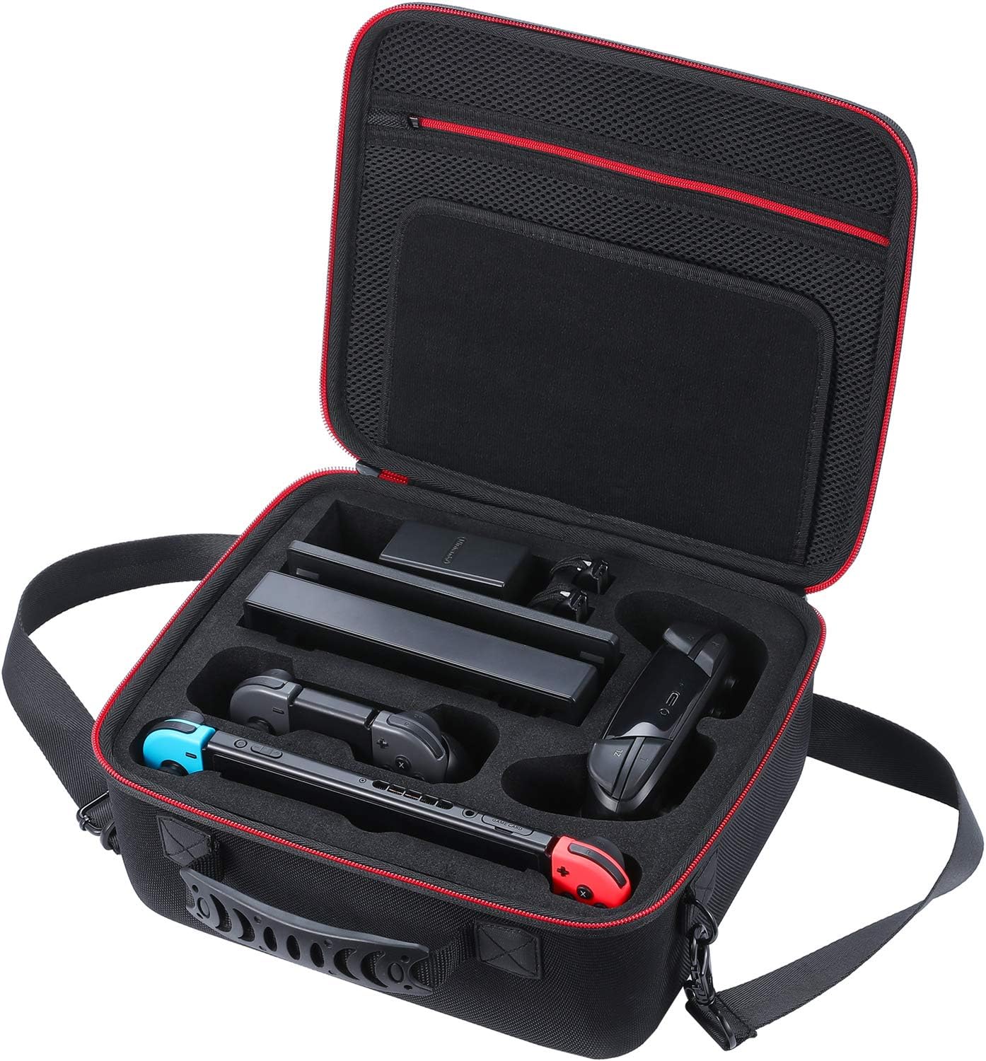 Zadii Hard Carrying Case Compatible with Nintendo Switch, Travel Case fit Switch Pro Controller: Toys & Games