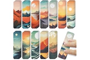 TOEMUR 36 Pieces Anxiety Sensory Stickers with 2 Textured Surface Adhesives - Fidget Stickers for Office & Classroom Desk - Sensory Strips - Relieve Adult & Teen Stress(Landscape Style)