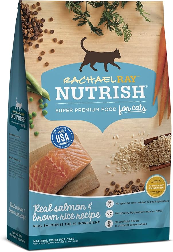 Rachael Ray(TM) Nutrish?Natural Dry Cat Food, Salmon & Brown Rice