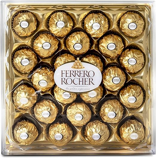 FERRERO ROCHER 24 bombones caja 300 gr: Amazon.es: Alimentación y bebidas