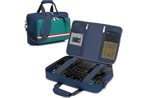 DEKNUOSPORT DJ Controller Case Soft Padded Carriyng Bag Compatible with VTech Kidi Star DJ Mixer/Kidi DJ Mix / DDJ 200 / FLX2 / WEGO3 / AKAI MK3 / DJ Control Inpulse 200 / Starlight / Party Mix 2 / DJ2GO2 Touch