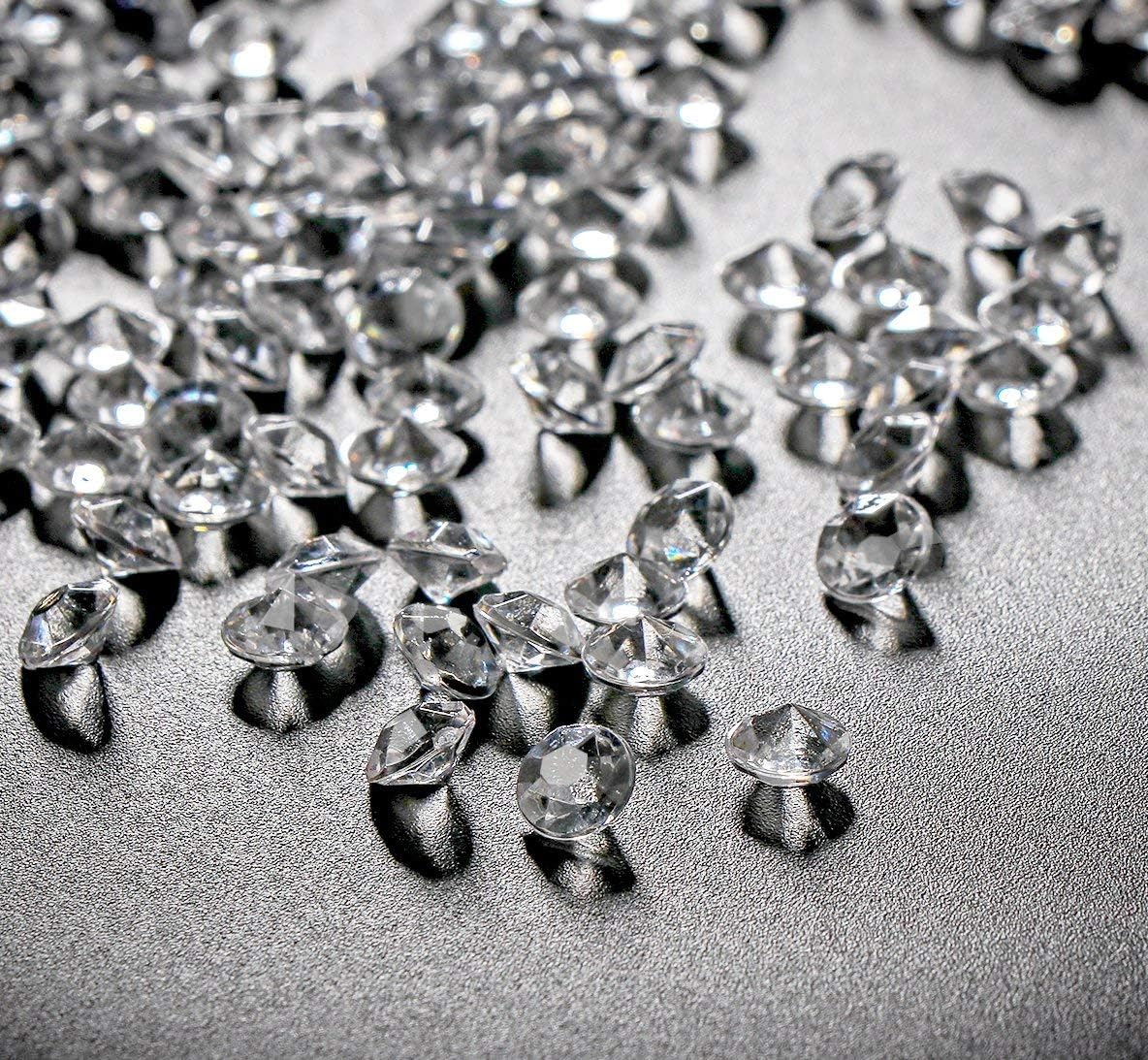 ABSOFINEABSOFINE 10000pcs Acrylic Diamonds Crystals Table Confetti crystal for Party Supplies Decorations Costume Stage Props Vase Fillers Wedding Decorations