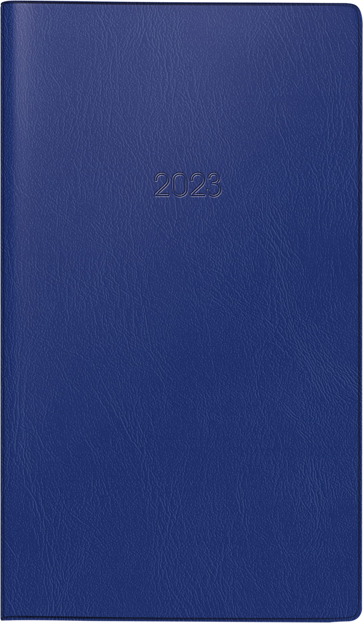 BRUNNEN Weekly calendar model 755 2023 sheet size 8.7 x 15.3 cm dark blue