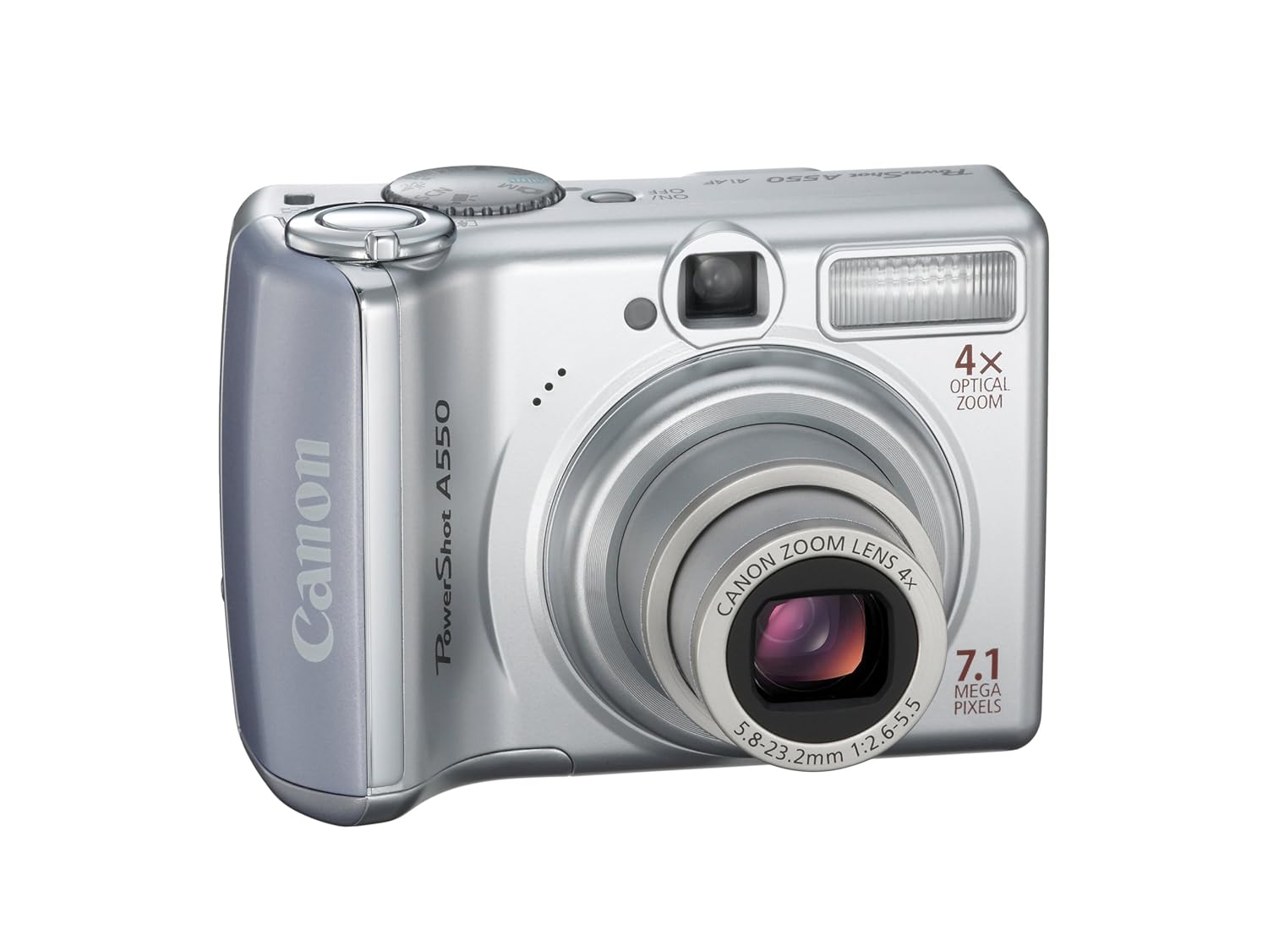Amazon.com : Canon PowerShot A550 7.1MP Digital Camera with 4x Optical Zoom  : Point And Shoot Digital Cameras : Camera & Photo