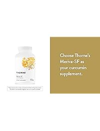 Suplemento Thorne Research, Meriva SF (sin soya), fitosoma de curcumina de acción prolongada, 120 cápsulas