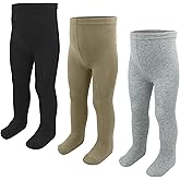 SPTRAMLE Baby Girls Tights, Leggings Stockings for Newborn Toddler Girls(0-24 Months),3 Pack Infant Knit Cotton Pantyhose