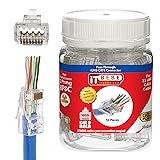ITBEBE 50 Pieces - Gold Plated End Pass Through