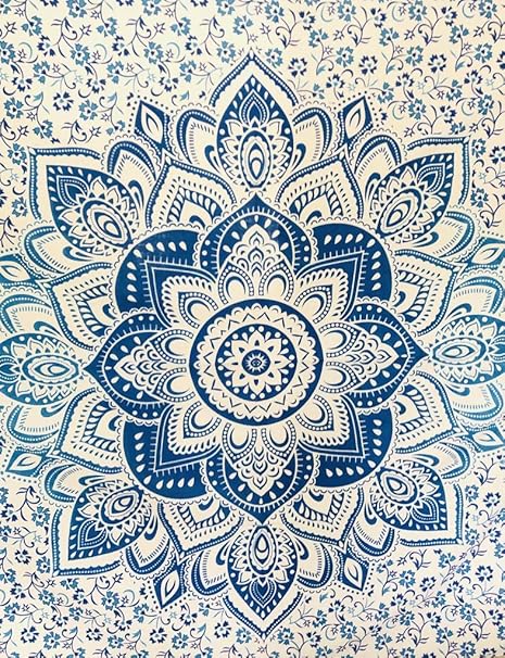 Avatar Global Limited Agl Indian Mandala Bohemian Buddhist Hippie Cotton Tapestry Blue White Lotus Amazon Co Uk Kitchen Home avatar global limited agl indian mandala bohemian buddhist hippie cotton tapestry blue white lotus