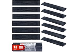 Glazelock Prescored Plastic Shims for Leveling (12 Pack) 7-3/8-Inch Length - Professional Quick-Snap Scored Wedges to Level Doors, Toilet Shims, Windows, Cabinets – Indoor Outdoor Use - Made in USA
