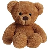 Aurora® Snuggly Softie Bear™ Stuffed Animal - Comforting Companions for Imaginative Play - Perfect for Kids, Adults, Birthdays, and Anniversaries - Brown 6 Inches