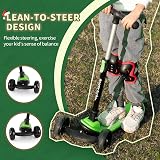 besrey Kids Scooter Big Wheels Foldable Kick Scooter 3 Wheel Lean to Steer view 4