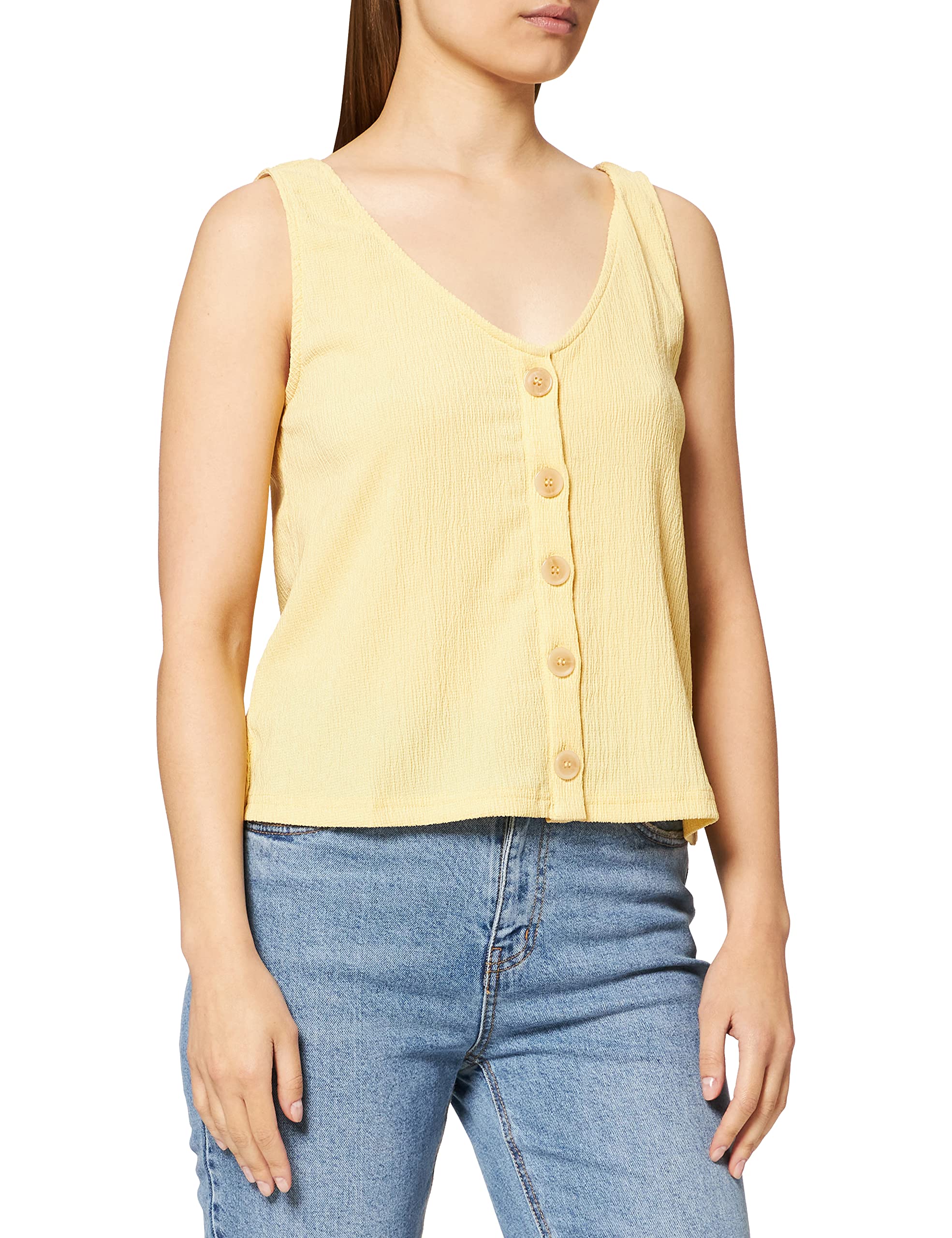 Desires Women's Daniella Top 6004 Raffia Yellow XS