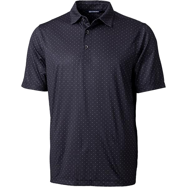 Cutter & Buck Men's Strive Rail Stripe Button-Up Shirt - Cotton Stretch Poplin, Wrinkle Resistant