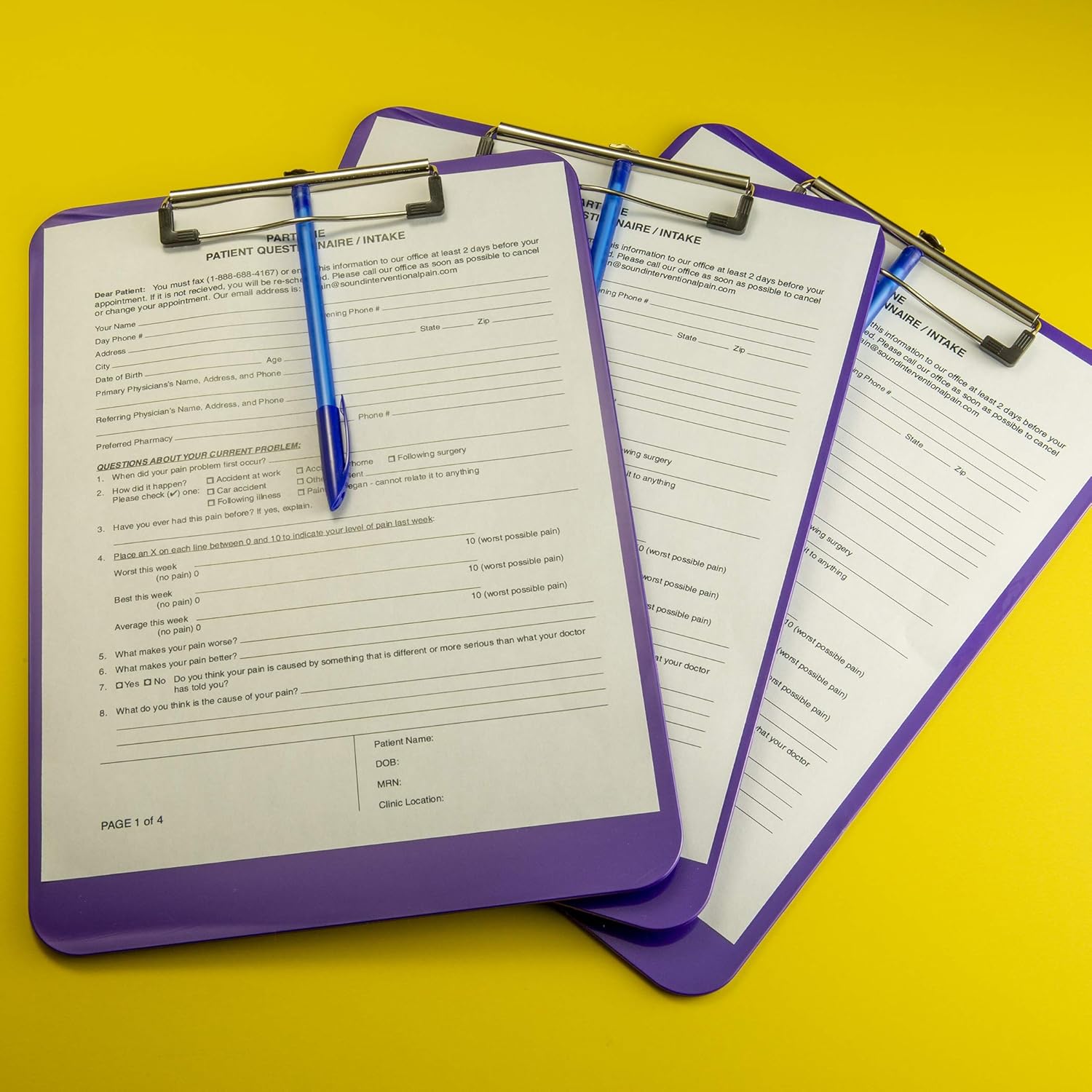 Officemate Recycled Plastic Clipboard, Letter Size, Purple, Pack of 6 (83085) : Office Products