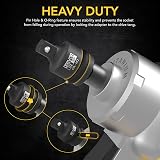 LEXIVON LX-112 Impact Socket Adapter Reducer Set of 4 1/2 to 1/4 view 5