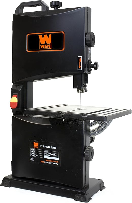 WEN 3939 2.8Amp 9Inch Benchtop Band Saw, 9" Amazon.co.uk DIY & Tools
