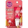 eos Holiday Lip Butter Gift- Candy Cane Swirl Super Balm, 24H Moisture, Stocking Stuffers, 0.35 fl oz