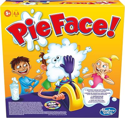 Hasbro Pie Face Whipped Cream Game for 5+ Years Party Family Fun