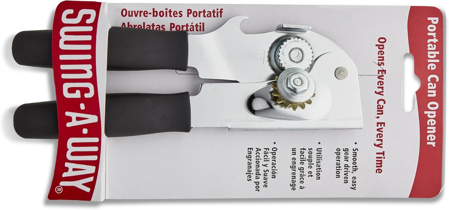 Swing-A-Way Portable Can Opener, Black: Kitchen & Dining