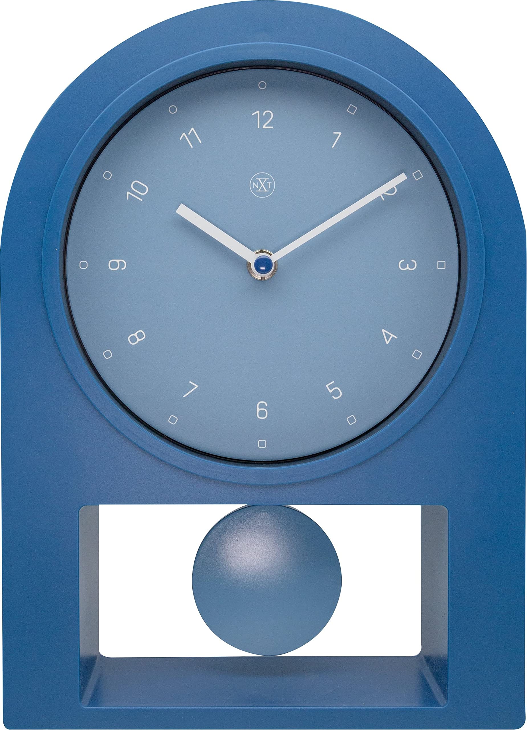 nXt - Table Clock - 30 x 20 cm - Plastic - Petrol - 'Swing Table'